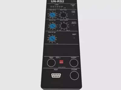 Air Circuit Breaker System Low-poly 3D model