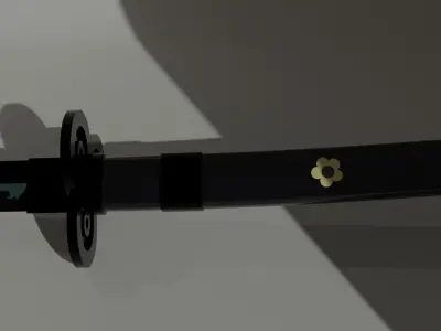 Enma Zoro Sword One Piece Anime Low-poly 3D model