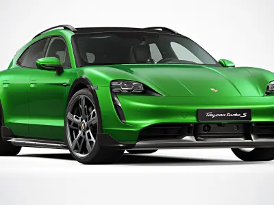 2022 Porsche Taycan Cross Turismo 3D model purchase