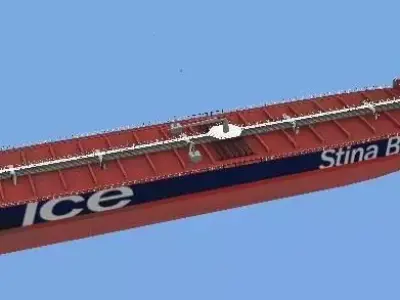 Oil Tanker  Low-poly 3D model