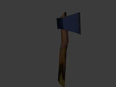 Hatchet Free low-poly 3D model
