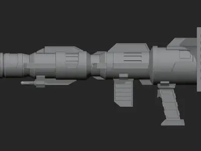 Ion Blaster Optimus Primes G1  Low-poly 3D model