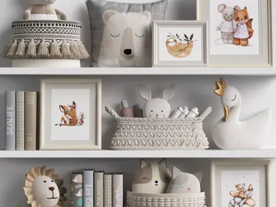 Kids Room Decor 68 3D model