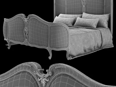 eloquence bed 3D model