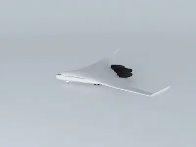 Boeing BWB Free 3D model