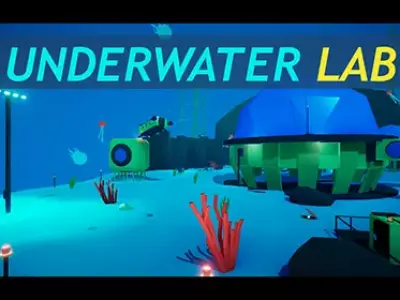 Underwater Laboratory Low-poly 3D model
