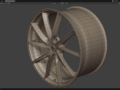 Rims 20 inch McLaren 720s 3D model