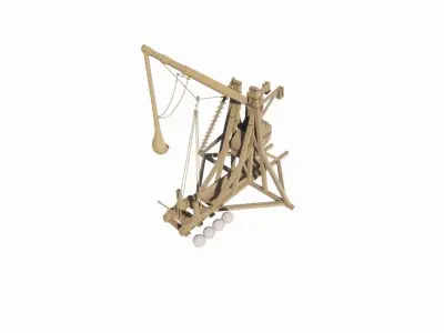 Medieval Catapult 3D model order