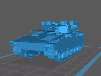 JGSDF Type89 Infatry Fighting vehicle 3D print model