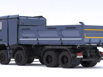 Mercedes Benz eArocs 400 Electric Dump Truck 3D model