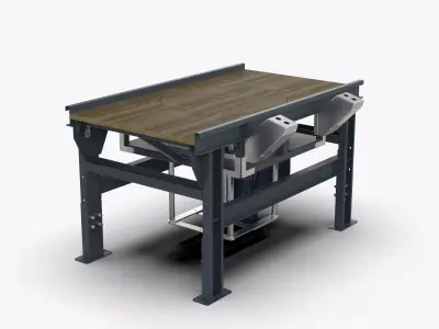 Electric Lifting and Rotating Operation Table 3D model