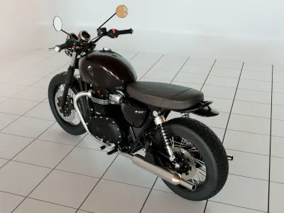 Triumph T100 bonneville Custom 3D model