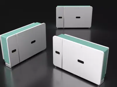 Inversor  WEG String SIW500H - ST100 3D model