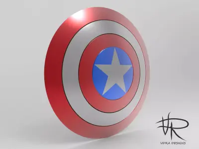 Shield of Captain America 3D model