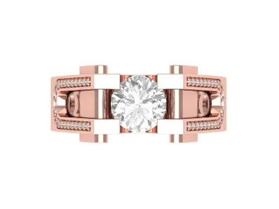 Wedding Ring 3D print model 96