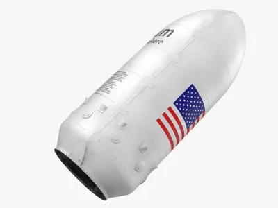 Falcon 9 Payload 3D model