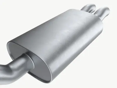 Car Exhaust Pipe 3D model