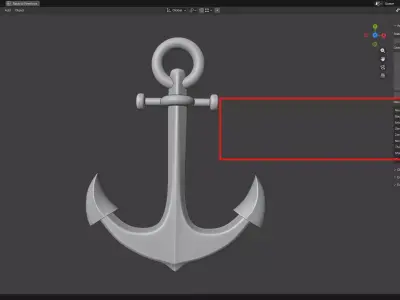 Anchor 3D print model