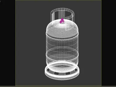 Gas Cylinder 3D Model Free 3D model
