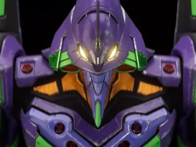 EVA NEON GENESIS EVANGELION EVA-01 TEST TYPE model MAYA FBX fo 3D model