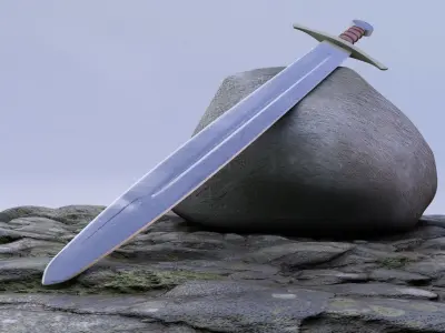 Viking Sword 3D model purchase