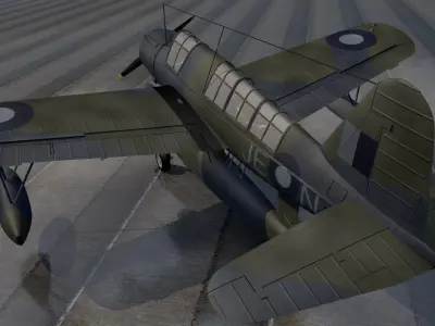 Vought Kingfisher Mk-1  - RAAF 3D model