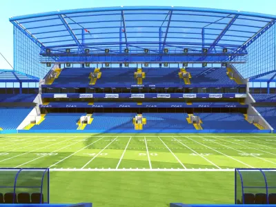 American Football Big Stadium 3D model