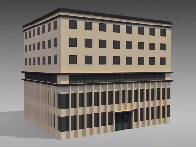 Commercial Building 001 3D model