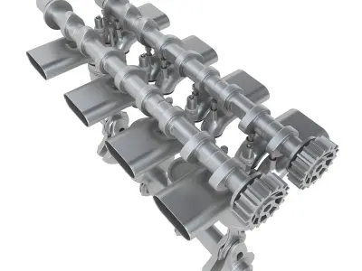 Engine work 3D model by tomb3d