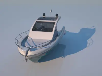 Speed boat base shape 3D model