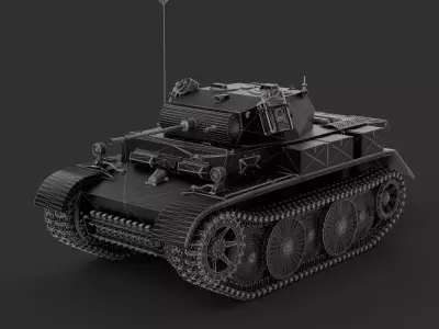 PzKpfw II Ausf L Luchs 3D model