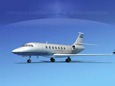 Dassault Falcon 2000 V03 3D model purchase