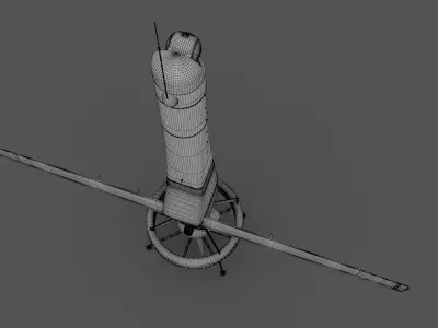 Shield AI MQ-35A Drone 3D model