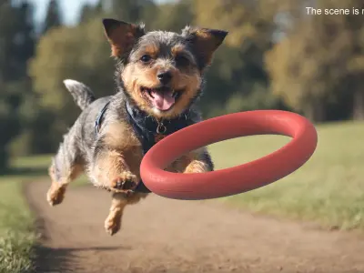 Ring Dog Toy Package 3D model