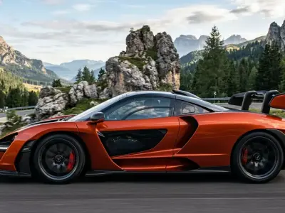 Futuristic Sports Car Concept Supercar 3D Print Model Vehicle  3D print model