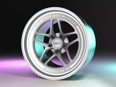 SK X SOSCARE Violet 3D model