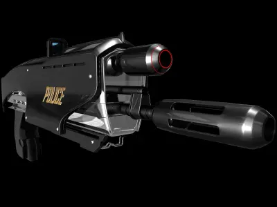 Sci-Fi Gun 3D model