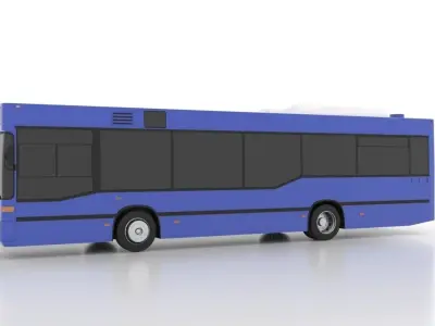 Mercedes-Benz O405N2K France Low Low-poly 3D model