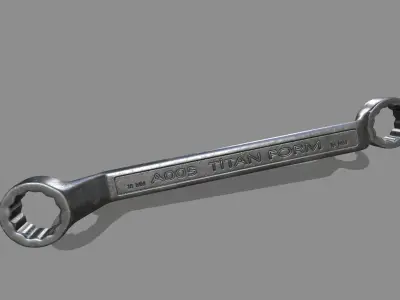 wrench ratchet Low-poly 3D model purchase