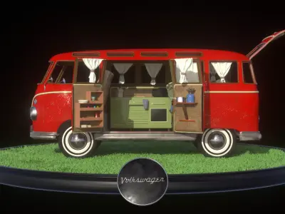 Volkswagen VAN Free 3D model