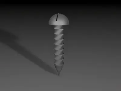 Tornillo screw Free 3D model