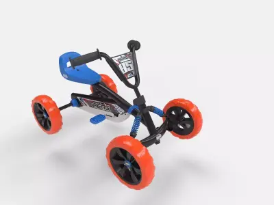 3 Wheel Kids Cycle Low-poly 3D model