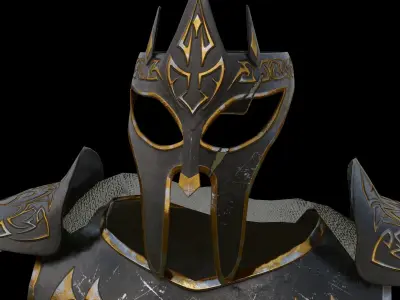 Armor Low-poly 3D model purchase