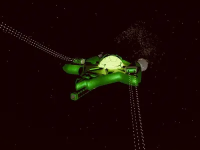 Arborec Destroyer 3D model