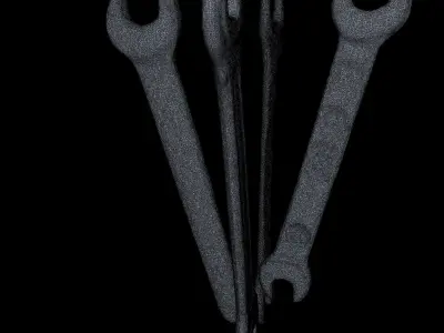 Wrenchs High Poly wrenches - wrenches 3D model