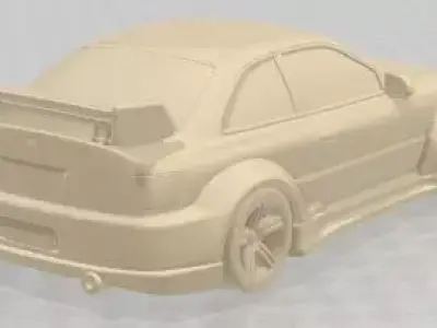 Hyundai Accent 1996 Tuning Printable Car 3D print model