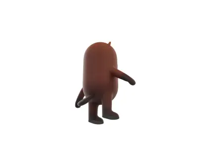 Beaver Character 3D model