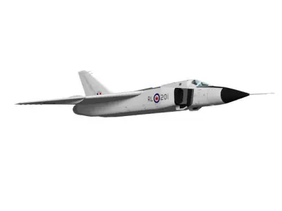 Avro Canada CF-105 Arrow 3D model