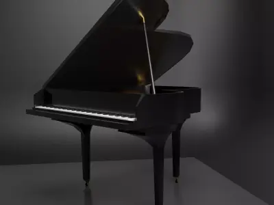 piano 3D model purchase