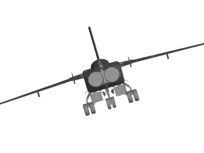 Soukhoi Su-24 3D model purchase